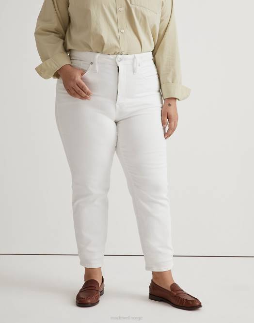 Madewell klær Ren hvit kvinner pluss stovepipe-jeans 260F2561