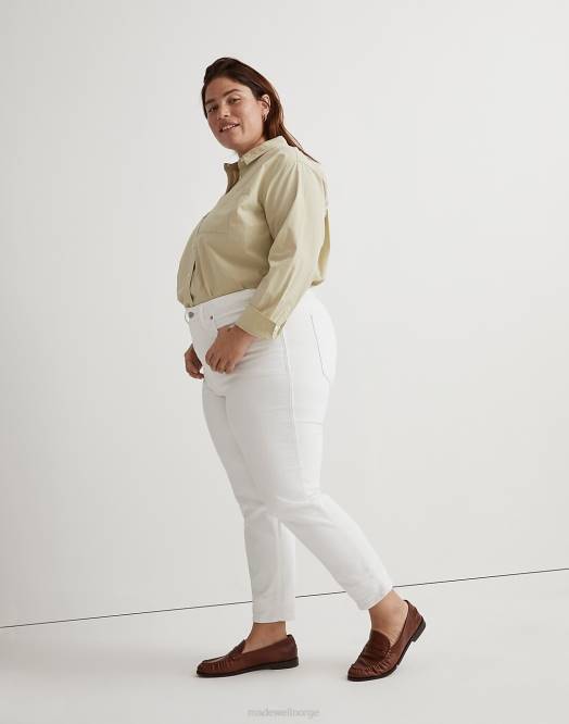 Madewell klær Ren hvit kvinner pluss stovepipe-jeans 260F2561