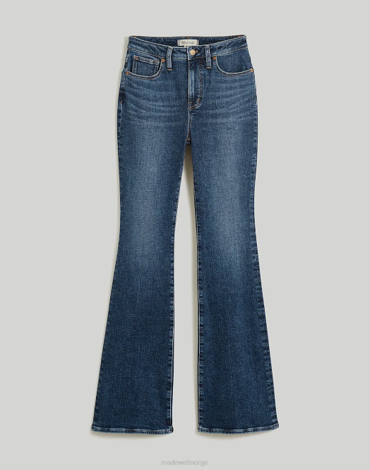 Madewell klær alvord vask kvinner curvy skinny flare jeans: instacozy utgave 260F1083