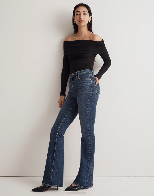 Madewell klær alvord vask kvinner skinny flare jeans: instacozy utgave 260F1102