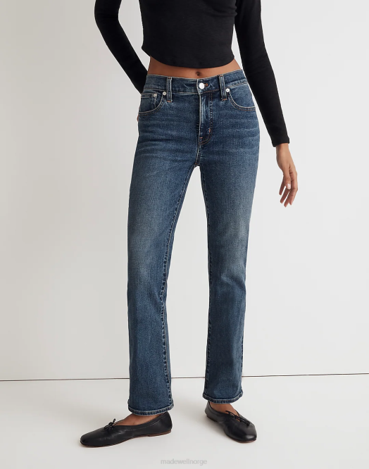Madewell klær arlen vask kvinner spark ut crop jeans 260F1052