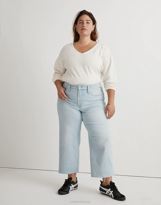 Madewell klær avdelingsvask kvinner pluss perfekt vintage wide-leg crop jean 260F2530
