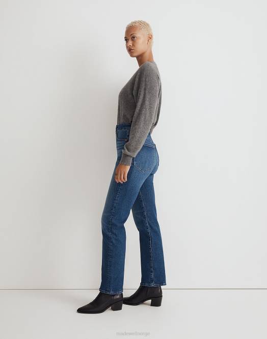 Madewell klær barlow vask kvinner den kurvede rette jeanen fra 90-tallet 260F1088