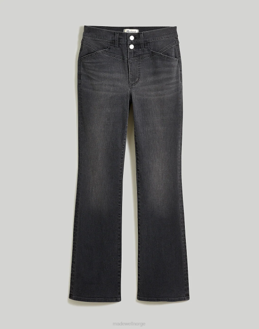 Madewell klær beckley vask kvinner spark ut crop jeans 260F1106