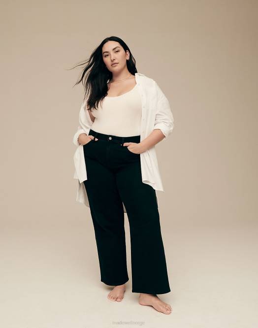 Madewell klær belmere vask kvinner den perfekte vintage jeansen med brede ben 260F2557