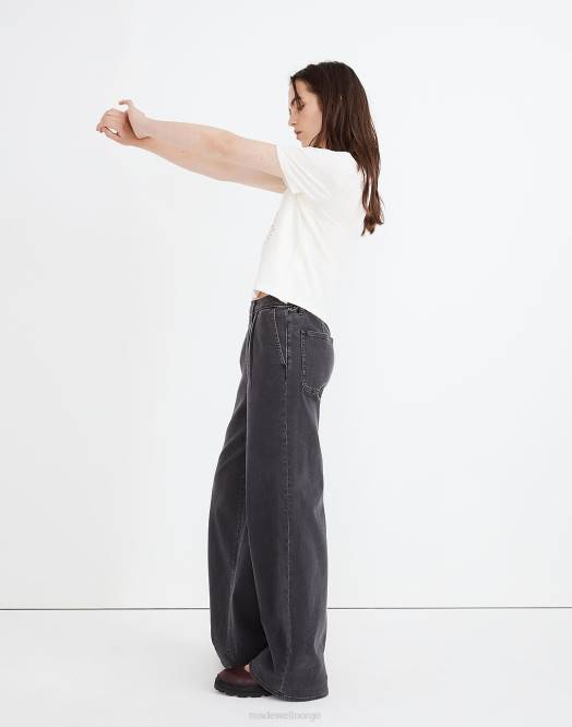 Madewell klær bessemer vask kvinner jeans med supervide ben 260F2554