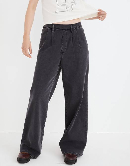 Madewell klær bessemer vask kvinner jeans med supervide ben 260F2554