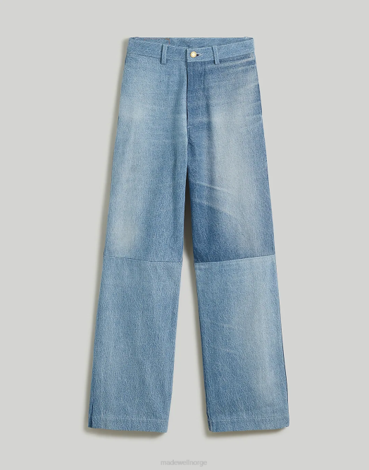 Madewell klær blandet vintage indigo kvinner b sider omarbeidet buksejeans 260F1337