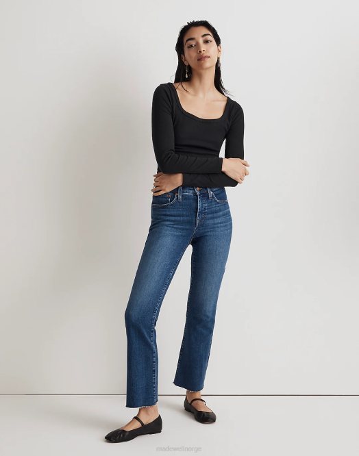 Madewell klær brinton vask kvinner spark ut crop jeans 260F1051