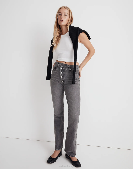 Madewell klær burwick vask kvinner straight jeans fra 90-tallet 260F2480