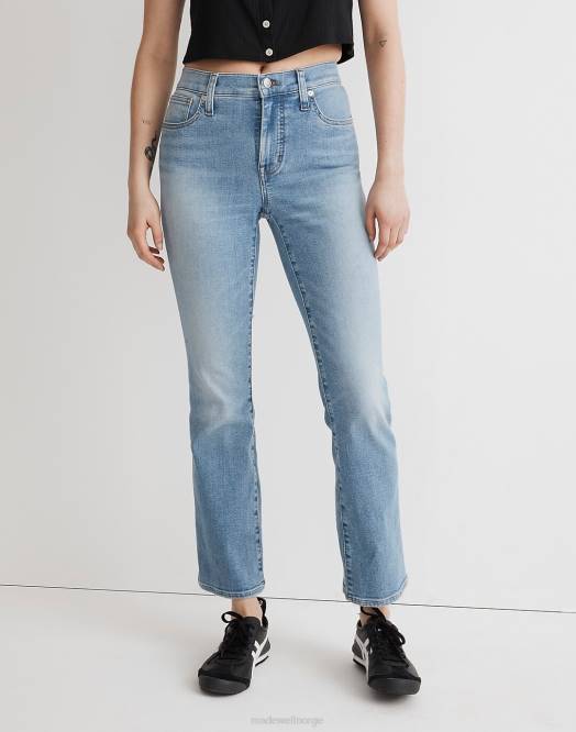 Madewell klær carey vask kvinner spark ut crop jeans 260F1107