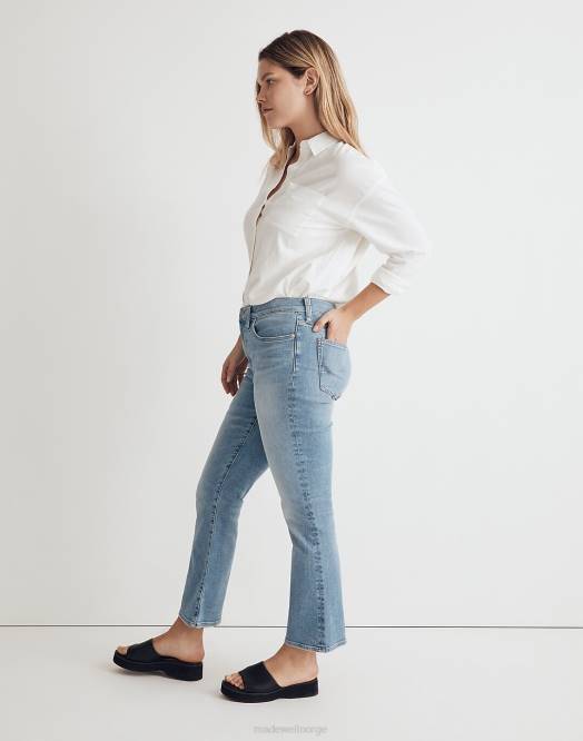 Madewell klær carey vask kvinner spark ut crop jeans 260F1107