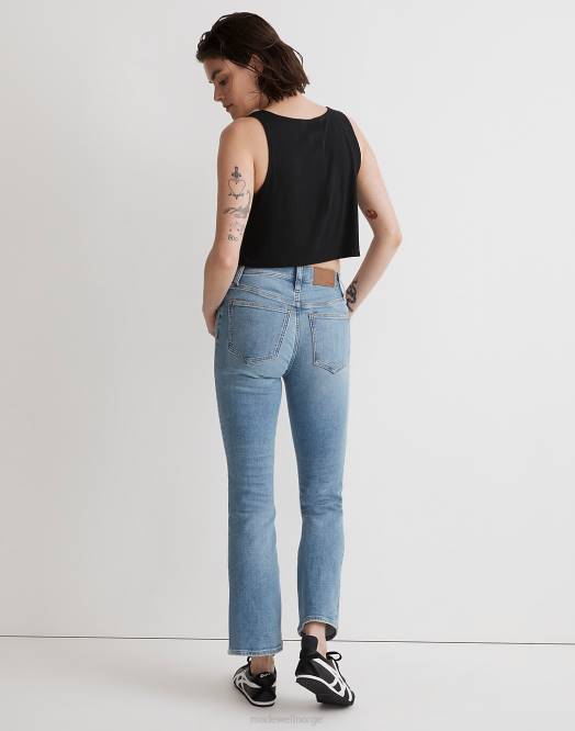Madewell klær carey vask kvinner spark ut crop jeans 260F1107