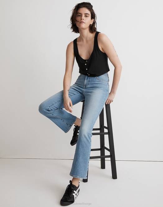 Madewell klær carey vask kvinner spark ut crop jeans 260F1107