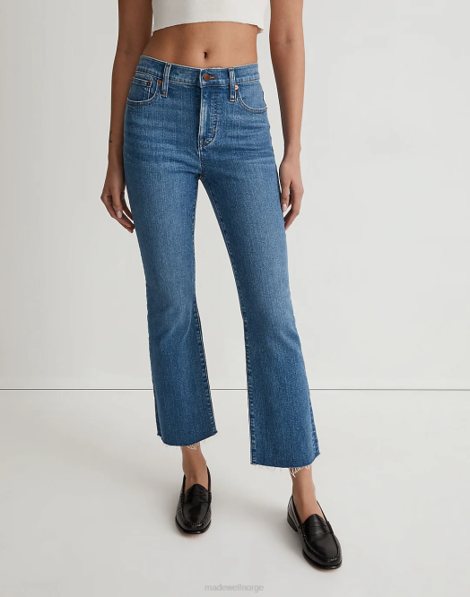 Madewell klær cherryville vask kvinner spark ut crop jeans 260F2510