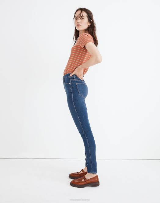 Madewell klær coronet vask kvinner 10'' skinny-jeans med høy vekst 260F2559