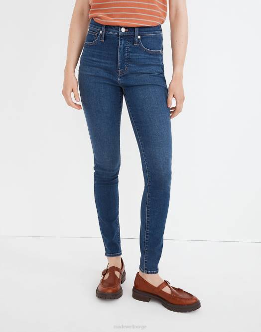 Madewell klær coronet vask kvinner 10'' skinny-jeans med høy vekst 260F2559