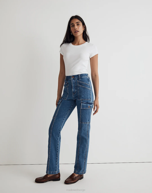 Madewell klær densmore vask kvinner straight cargo-jean fra 90-tallet 260F2500