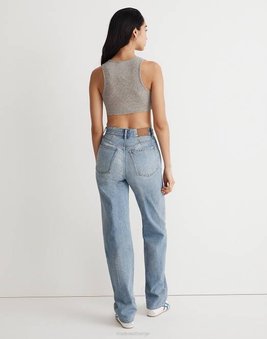 Madewell klær donnan vask kvinner molly dickson cutout baggy straight jeans 260F1067