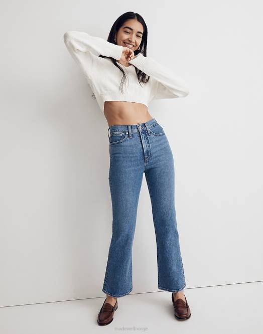 Madewell klær earlwood vask kvinner den perfekte vintage flare crop jean 260F2533
