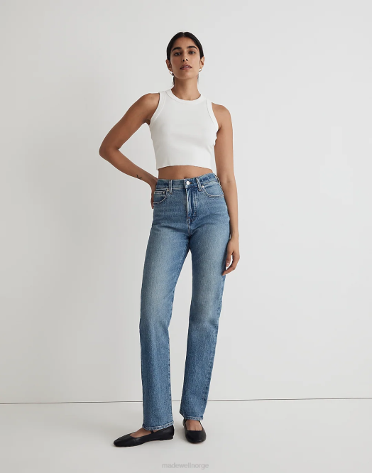 Madewell klær enmore vask kvinner straight jeans fra 90-tallet 260F1117
