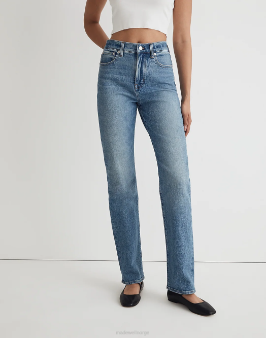 Madewell klær enmore vask kvinner straight jeans fra 90-tallet 260F1117