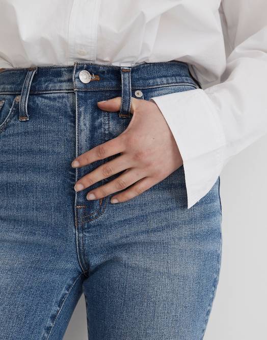 Madewell klær fairson vask kvinner skinny flare jeans 260F2520