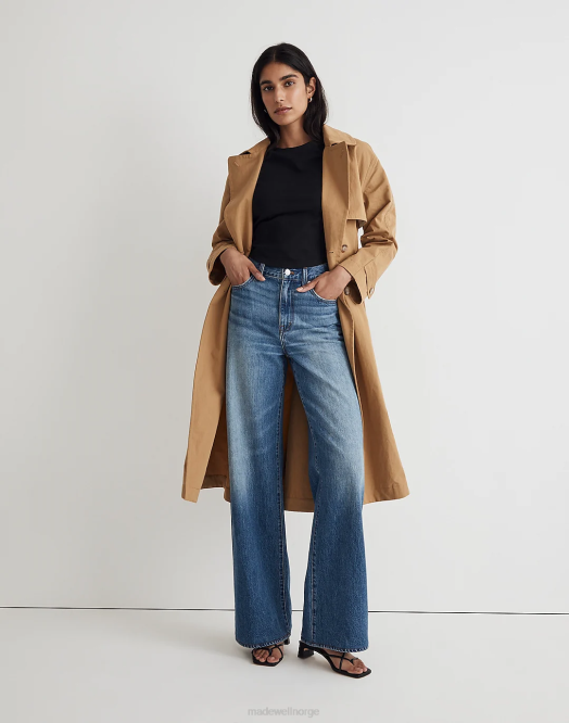 Madewell klær fannin vask kvinner jeans med supervide ben 260F2477