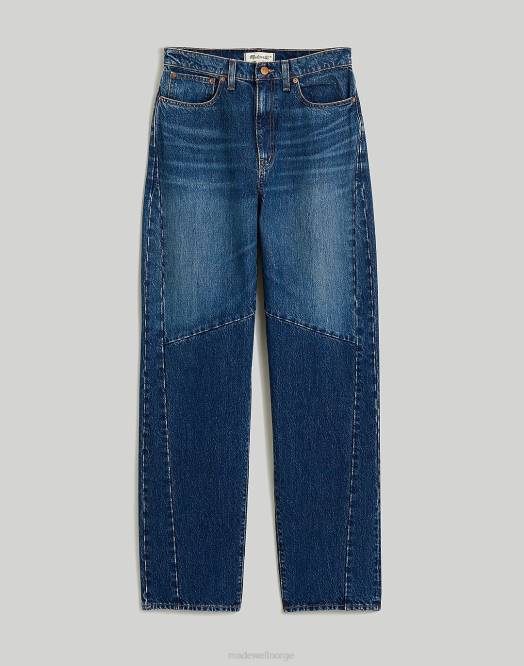 Madewell klær fanwell vask kvinner baggy tapered jeans: tofarget utgave 260F2492
