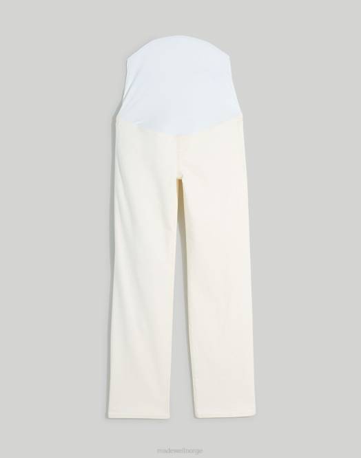 Madewell klær flis hvit kvinner barsel over-magen perfekt vintage straight jeans 260F2536