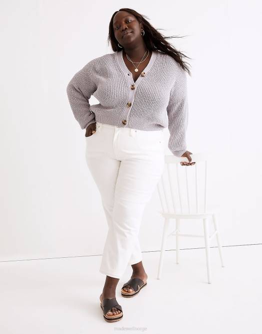 Madewell klær flis hvit kvinner den pluss kurvede perfekte vintage-jeanen 260F2569