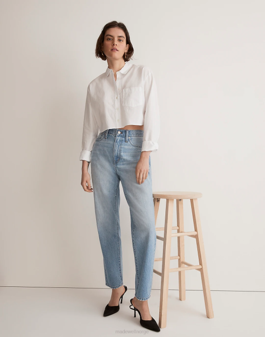 Madewell klær glennie vask kvinner baggy koniske jeans 260F2513