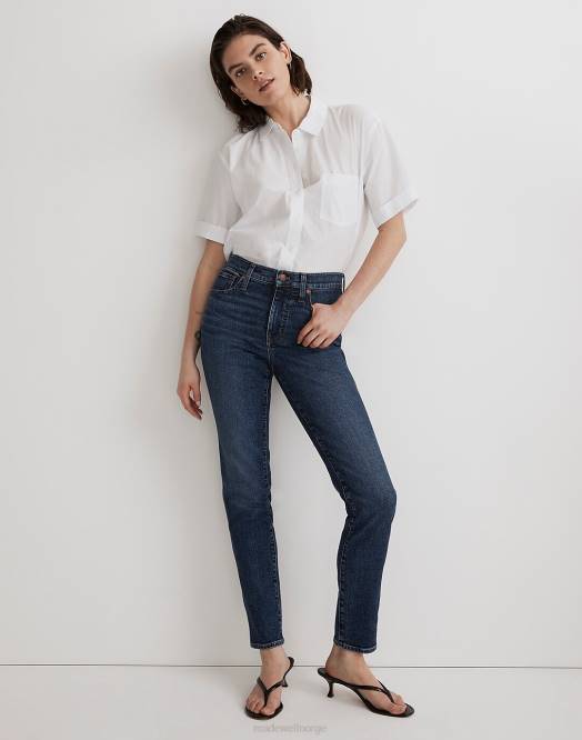 Madewell klær harborton vask kvinner mellomhøye stovepipe-jeans 260F2583