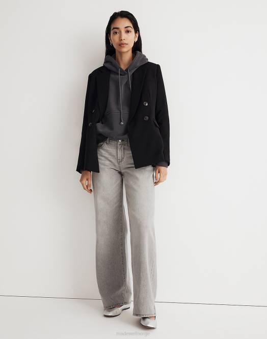 Madewell klær heywood vask kvinner lave jeans med supervide ben 260F2496