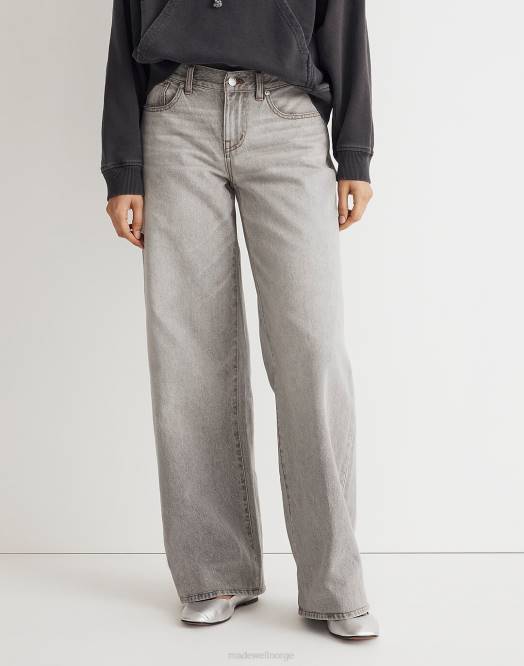 Madewell klær heywood vask kvinner lave jeans med supervide ben 260F2496