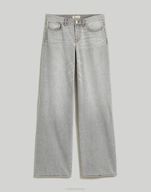 Madewell klær heywood vask kvinner lave jeans med supervide ben 260F2496