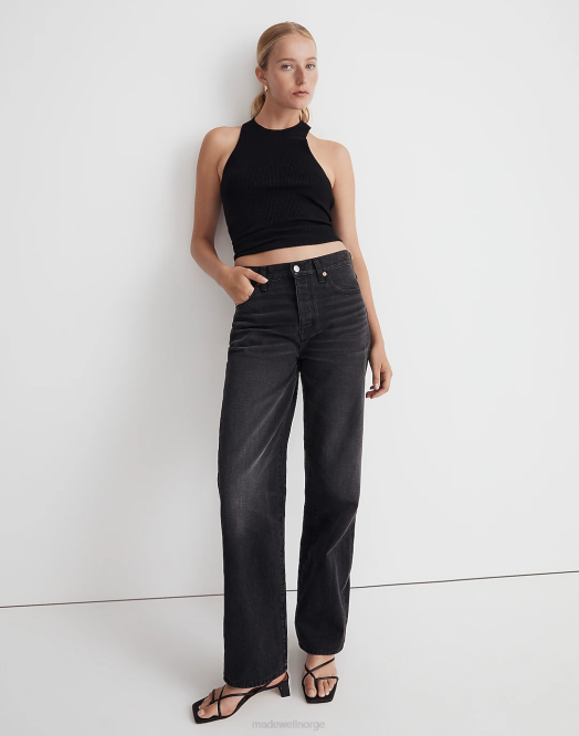 Madewell klær kent vask kvinner lavtslengde rette jeans 260F2490