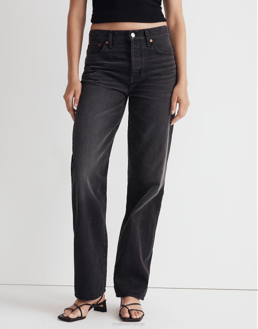 Madewell klær kent vask kvinner lavtslengde rette jeans 260F2490