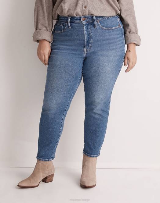 Madewell klær leiside vask kvinner pluss buede stovepipe-jeans 260F2544