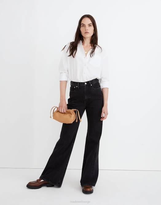 Madewell klær månevask kvinner baggy flare jeans 260F2555