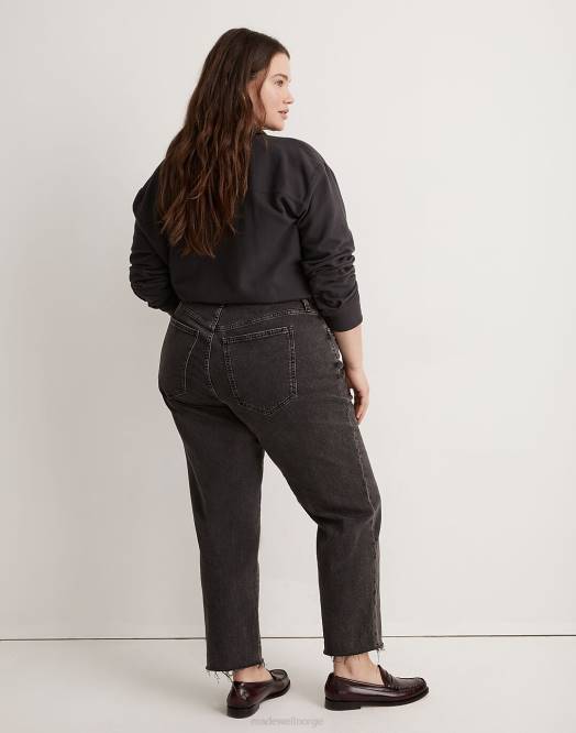 Madewell klær månevask kvinner den kurvede pluss perfekte vintage straight jeansen 260F2457