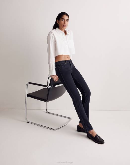 Madewell klær månevask kvinner lave stovepipe-jeans 260F2527