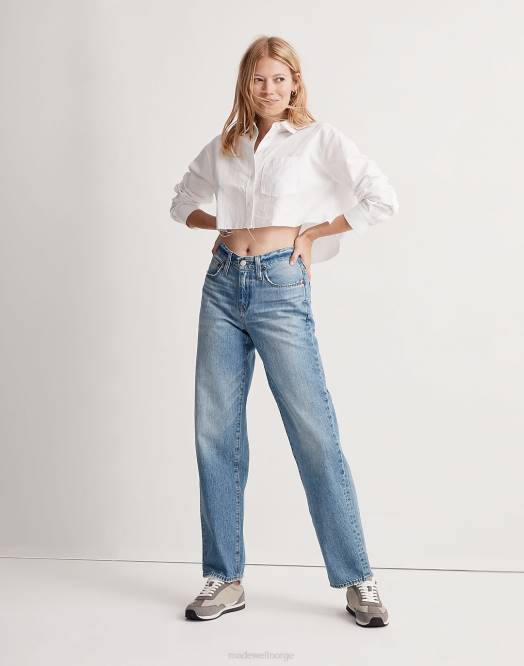 Madewell klær mathison vask kvinner donni lette jeans med lav vekst 260F1416