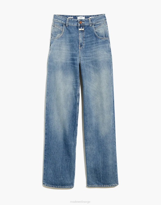 Madewell klær mellomblå mbl kvinner lukkede edison jeans mid vintage 260F1412
