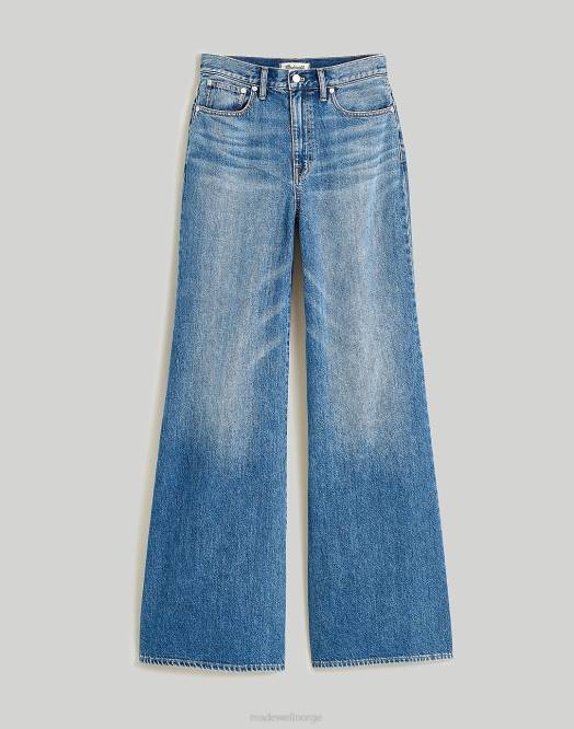 Madewell klær montauk vask kvinner jeans med ekstra vide ben 260F2577