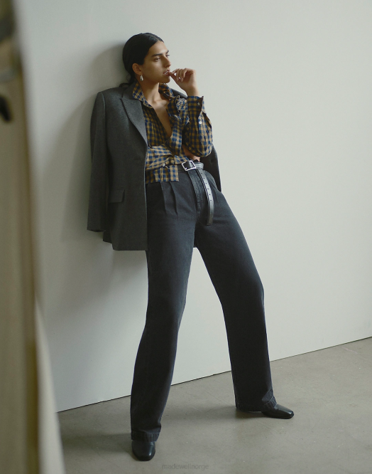 Madewell klær norfleet vask kvinner harlow-jeanen med brede ben 260F1071