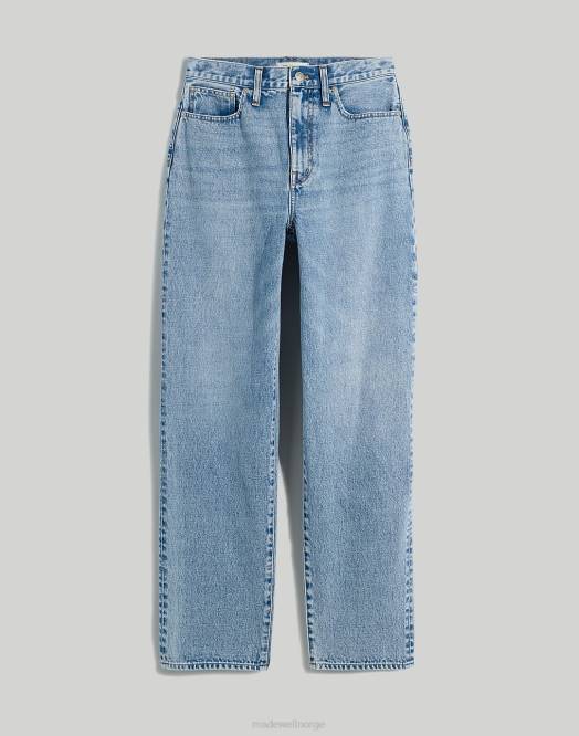 Madewell klær olvera vask kvinner pluss baggy straight jeans 260F2461