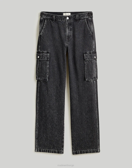 Madewell klær ranney vask kvinner lavtslengde straight cargo-jeans 260F2499