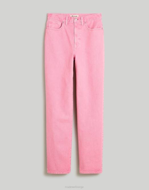 Madewell klær retro rosa kvinner baggy straight jeans: plaggfarget utgave 260F1076