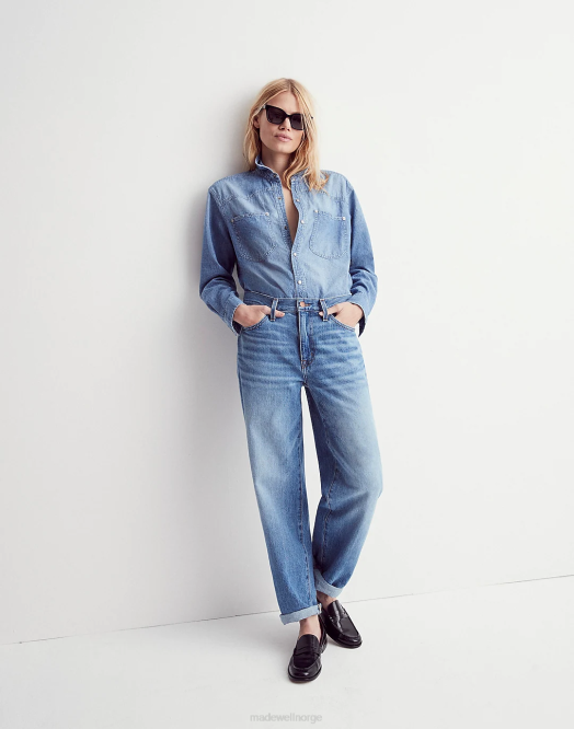 Madewell klær rosewell vask kvinner den slouchy boyjeanen 260F2485